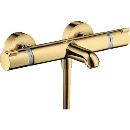Смеситель для ванны Hansgrohe Ecostat Comfort, ВМ, ½ 13114990, полированное золото термостатический Смеситель для ванны Hansgrohe Ecostat Comfort, ВМ, ½ 13114990, полированное золото термостатический