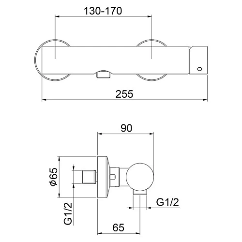 Смеситель для душа Webert One-B NB870102441 Смеситель для душа Webert One-B NB870102441