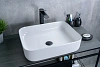 Картинка анонса товара «раковина gid d1304 51197 накладная белая 50x39x13»