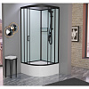 Душевая кабина Frank F400/2 Black без крыши черный профиль 90x90 148009 Душевая кабина Frank F400/2 Black без крыши черный профиль 90x90 148009