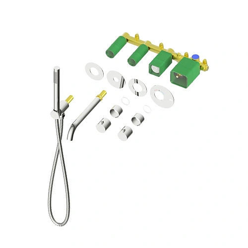 Смеситель для ванны Timo Saona 2324/00YSM встраиваемый с термостатом хром Смеситель для ванны Timo Saona 2324/00YSM встраиваемый с термостатом хром