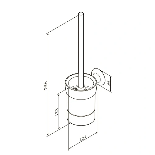 Ершик для унитаза AM.PM Like A8033400 Ершик для унитаза AM.PM Like A8033400