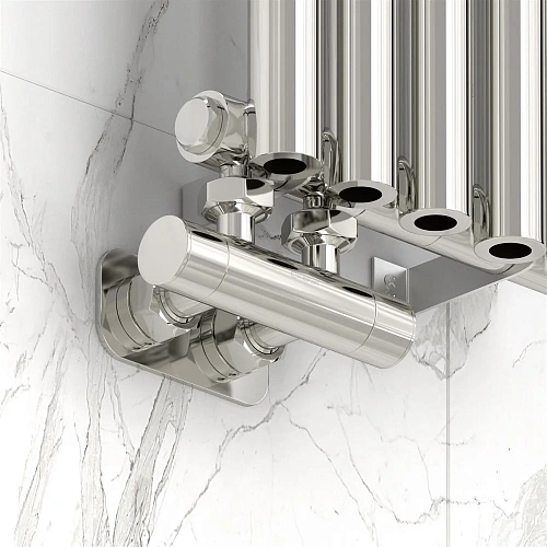 Вентиль Сунержа угловой скрытый-скрытый EU50 12-1418-3434 Белый Вентиль Сунержа угловой скрытый-скрытый EU50 12-1418-3434 Белый