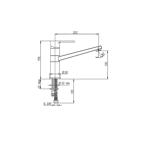 Смеситель для кухни Paini Le Mans 90CR573GMLMKM хром Смеситель для кухни Paini Le Mans 90CR573GMLMKM хром