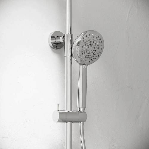 Душевая система Sancos Game SC3001LCH с изливом и термостатом с регулировкой по высоте хром Душевая система Sancos Game SC3001LCH с изливом и термостатом с регулировкой по высоте хром