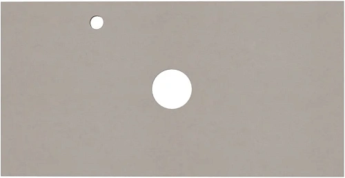 Столешница Aquanet Flat 90 00345783 бежевый, с отверстием слева Столешница Aquanet Flat 90 00345783 бежевый, с отверстием слева