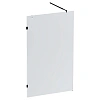 Душевая перегородка AM.PM X-Joy W94UWI-120-F1-BTE 120x195, стекло прозрачное 8 мм с покрытием, профиль черный