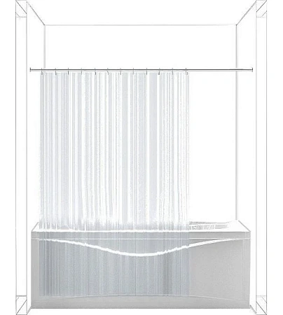 Карниз для ванны Aquanet прямой 170 00156495 Карниз для ванны Aquanet прямой 170 00156495