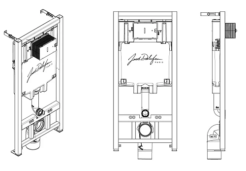 Инсталляция для унитаза Jacob Delafon E29025-NF Инсталляция для унитаза Jacob Delafon E29025-NF