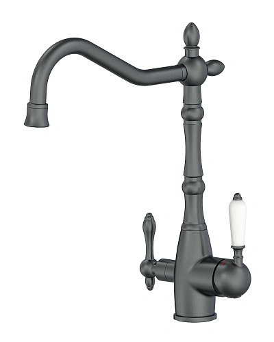 Смеситель для кухни Wonzon & Woghand c подключением фильтра, темный графит (WW-88458006-BGM) Смеситель для кухни Wonzon & Woghand c подключением фильтра, темный графит (WW-88458006-BGM)