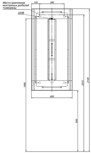 Зеркало Allen Brau Infinity 60 1.21020.WT белый Зеркало Allen Brau Infinity 60 1.21020.WT белый