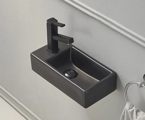 Раковина Gid Bm9270R 62201R подвесная черная матовая 40.5x20.5x10.5 Раковина Gid Bm9270R 62201R подвесная черная матовая 40.5x20.5x10.5