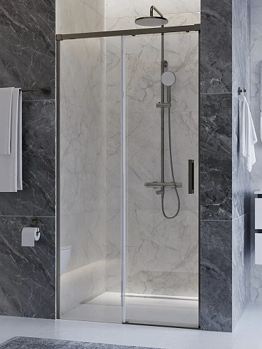 Душевой уголок CEZARES PLANE-P-1-100-C-GM Душевой уголок CEZARES PLANE-P-1-100-C-GM