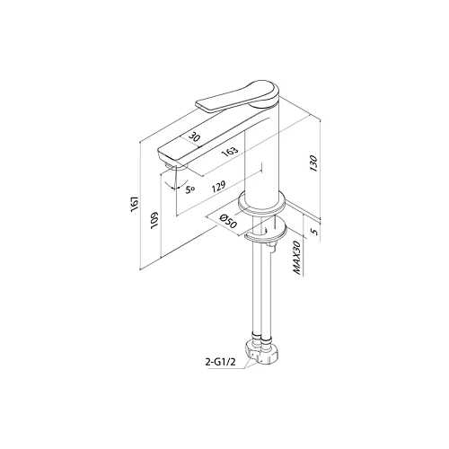 Смеситель для раковины IDDIS Parker (PARGM00i01) матовый графит Смеситель для раковины IDDIS Parker (PARGM00i01) матовый графит
