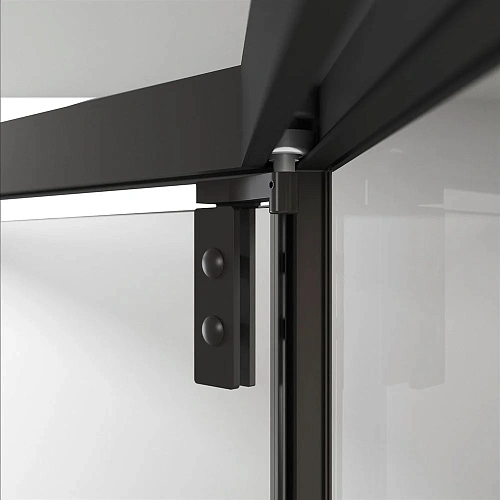 Душевой уголок Show VSP1-4SH100CLB, 1000x1000, черный, стекло прозрачное Душевой уголок Show VSP1-4SH100CLB, 1000x1000, черный, стекло прозрачное