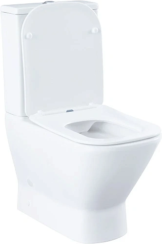 Чаша напольного унитаза Aquanet Fine Rimless FINE-C Soft Close FINE-C с сиденьем Чаша напольного унитаза Aquanet Fine Rimless FINE-C Soft Close FINE-C с сиденьем