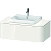 Картинка анонса товара «тумба под раковину duravit happy d.2 plus hp494102222 подвесная 100 см белая глянец»