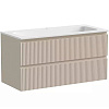 Картинка анонса товара «тумба под раковину sancos snob r snr100ce beige soft»
