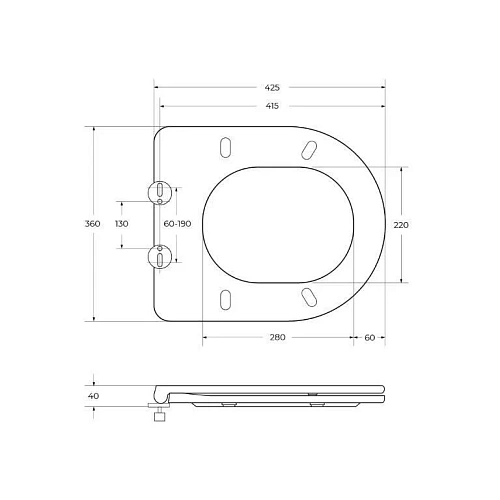 Унитаз подвесной BelBagno TRE BB8001CHR/SC безободковый c сиденьем Унитаз подвесной BelBagno TRE BB8001CHR/SC безободковый c сиденьем