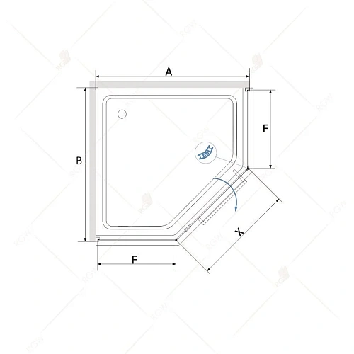 Душевой уголок RGW Hotel HO-084G 350608400-26 Душевой уголок RGW Hotel HO-084G 350608400-26