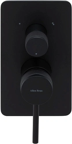 Смеситель для ванны Allen Brau Priority 5.31A11-31 (с внутренней частью) черный матовый Смеситель для ванны Allen Brau Priority 5.31A11-31 (с внутренней частью) черный матовый