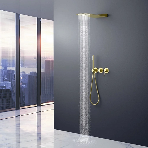 Душевая система Timo Saona SX-2340/17SM встраиваемая золото матовое Душевая система Timo Saona SX-2340/17SM встраиваемая золото матовое