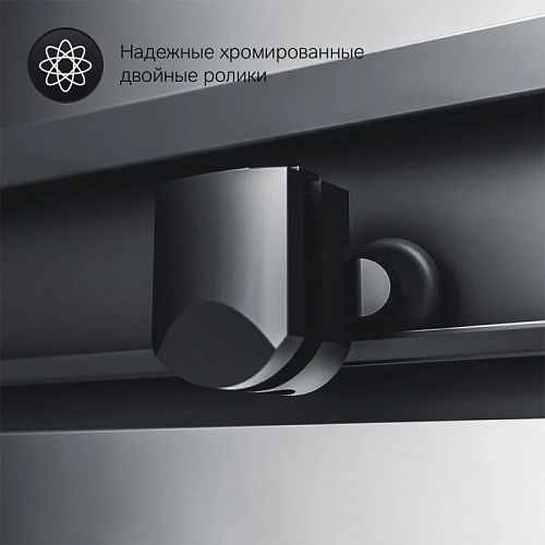 Душевой уголок AM.PM Gem W90G-403-090BT Slide 90x90 стекло прозрачное, профиль черный матовый Душевой уголок AM.PM Gem W90G-403-090BT Slide 90x90 стекло прозрачное, профиль черный матовый