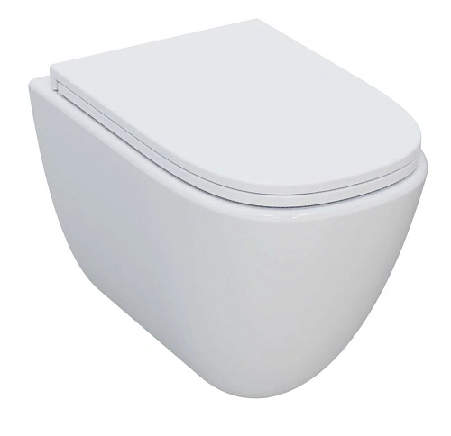 Унитаз подвесной AQUAme AQM2014PRO сиденье SoftClose, технология смыва Invisible, скрыт крепеж. 520х360х400 Унитаз подвесной AQUAme AQM2014PRO сиденье SoftClose, технология смыва Invisible, скрыт крепеж. 520х360х400