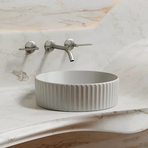 Раковина Ceramica Nova ELEMENT CN6057MSG серый матовый накладная Раковина Ceramica Nova ELEMENT CN6057MSG серый матовый накладная