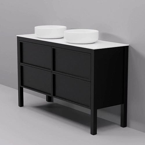 Тумба с раковиной ArtDecco Elisa 140 AES14F78D300 черный дуб Тумба с раковиной ArtDecco Elisa 140 AES14F78D300 черный дуб