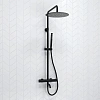 Душевая система WasserKRAFT A288.160.217.BM Thermo с термостатом черный