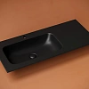 Раковина Ceramica Nova Grace CN7014MB накладная с отверстием под смеситель 1010x457x137мм, чаша слева, черный матовый Раковина Ceramica Nova Grace CN7014MB накладная с отверстием под смеситель 1010x457x137мм, чаша слева, черный матовый
