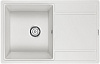 Картинка анонса товара «кухонная мойка paulmark flugen, pm217850-wh, белый, 780х500 мм»