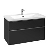 Картинка анонса товара «тумба под раковину villeroy &amp; boch subway 3.0 volcano black / volcano black c57000vl»