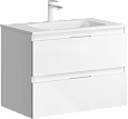 Тумба под раковину AQWELLA Accent 75 см ACC0175W подвесная, белая Тумба под раковину AQWELLA Accent 75 см ACC0175W подвесная, белая