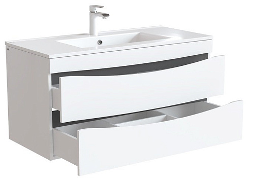 Тумба с раковиной IDDIS Cloud 100 подвесная белая (CLO10W1i95K) Тумба с раковиной IDDIS Cloud 100 подвесная белая (CLO10W1i95K)