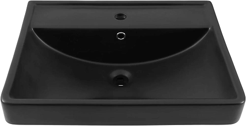 Раковина Aquanet Ирис 60 черная матовая 00329247 Раковина Aquanet Ирис 60 черная матовая 00329247