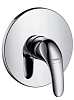 Картинка анонса товара «смеситель для душа hansgrohe focus e 31766000 + 13620180 наружная и скрытая часть»