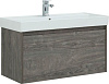 Тумба с раковиной Aquanet Nova Lite 100 дуб рошелье (1 ящик) 00245251