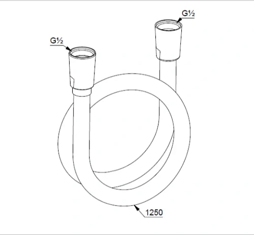 Душевой шланг Kludi SUPARAFLEX 61071N0-00 брашированное золото Душевой шланг Kludi SUPARAFLEX 61071N0-00 брашированное золото