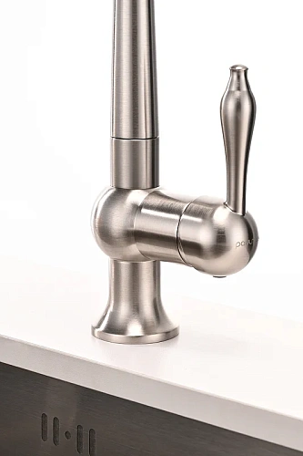 Смеситель для кухни Paulmark RETRO брашированная сталь Re213226-BS Смеситель для кухни Paulmark RETRO брашированная сталь Re213226-BS