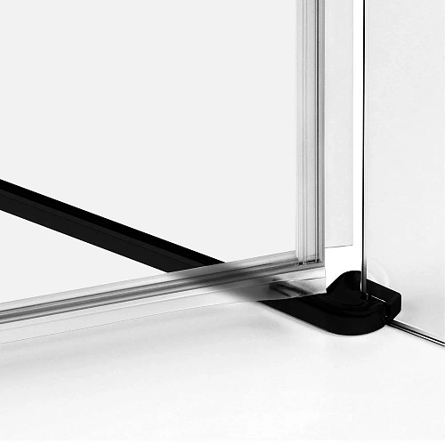 Душевая дверь NEW TRENDY NEW RENOMA BLACK R 110x195 D-0371A (черный) Душевая дверь NEW TRENDY NEW RENOMA BLACK R 110x195 D-0371A (черный)