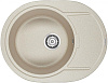 Картинка анонса товара «кухонная мойка paulmark oval, pm316502-be, бежевый, 650х500 мм»
