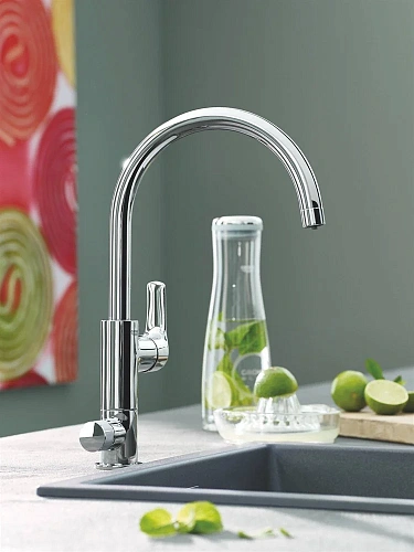 Смеситель для кухни GROHE Blue Pure Eurosmart (31722000) с функцией очистки водопроводной воды, хром Смеситель для кухни GROHE Blue Pure Eurosmart (31722000) с функцией очистки водопроводной воды, хром