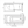 Акриловая ванна Alex Baitler GARDA 120 прямоугольная 120x70 GARDA 120*70 Акриловая ванна Alex Baitler GARDA 120 прямоугольная 120x70 GARDA 120*70