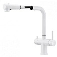 Смеситель для кухни Milacio Ultra 561 (MCU.561.WH) под фильтр, белый с вытяжной лейкой Смеситель для кухни Milacio Ultra 561 (MCU.561.WH) под фильтр, белый с вытяжной лейкой