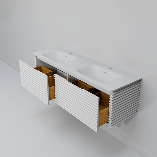Тумба с раковиной ArtDecco Jacqueline 150 AJC15W34D100 белый Тумба с раковиной ArtDecco Jacqueline 150 AJC15W34D100 белый