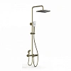 Душевая система Wonzon &amp; Woghand с термостатом, брашированное золото (WW-B3310-BG)