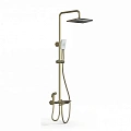 Душевая система Wonzon & Woghand с термостатом, брашированное золото (WW-B3310-BG) Душевая система Wonzon & Woghand с термостатом, брашированное золото (WW-B3310-BG)