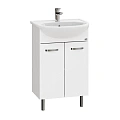 Тумба под раковину Onika Коралл 50 см 105032 напольная, белая (для Уют 50) Тумба под раковину Onika Коралл 50 см 105032 напольная, белая (для Уют 50)